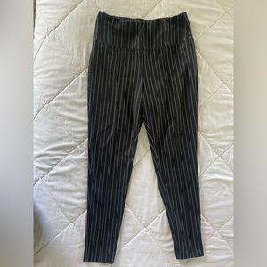 NO BOUNDARIES Black/White Striped Pants